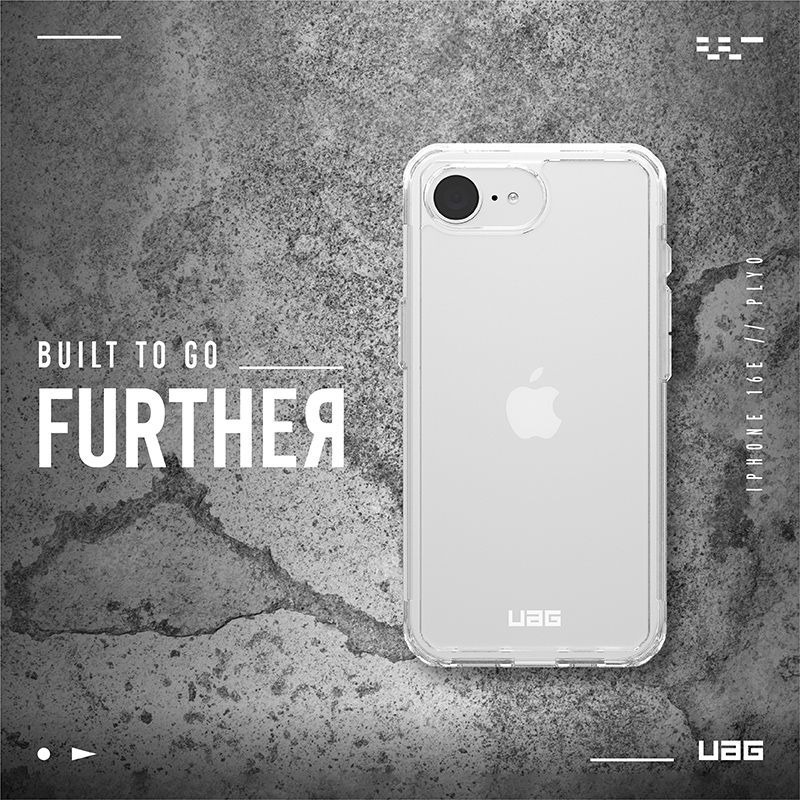 公司貨~期間限定~89折~原價@1380【UAG】iPhone 16e 耐衝擊全透保護殼-極透明-細節圖2