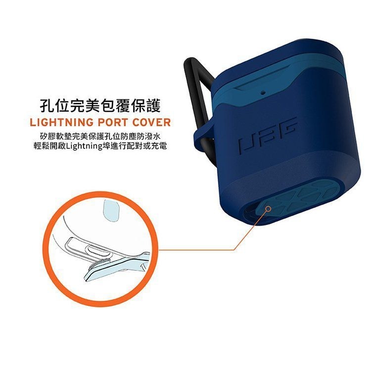 公司貨~期間限定~95折~原價@1180【UAG】AirPods 1/2 耐衝擊硬式保護殼V2-細節圖5