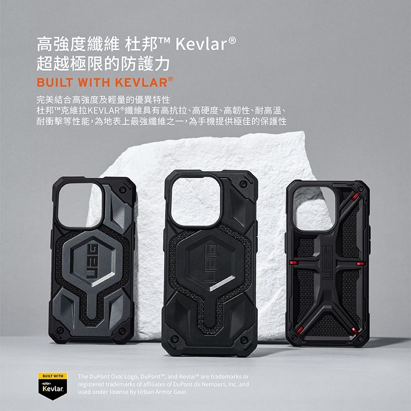 公司貨~期間限定~88折~原價@2680【UAG】iPhone 14系列 頂級特仕版 耐衝擊保護殼-軍用黑-細節圖3