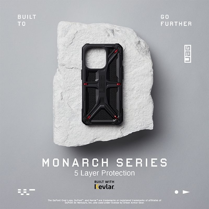 公司貨~期間限定~9折~原價@2680【UAG】iPhone 14系列 頂級特仕版 耐衝擊保護殼-軍用黑-細節圖2