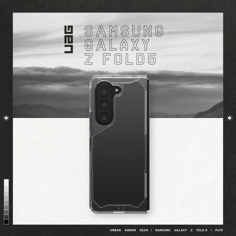 9折~原價@1980【UAG】Samsung Galaxy Z Fold 5 耐衝擊保護殼-極透明-細節圖8