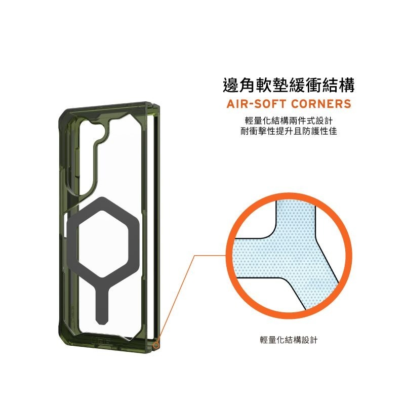 9折~原價@2280【UAG】Samsung Galaxy Z Fold 5 磁吸式耐衝擊保護殼(MagSafe)-細節圖7