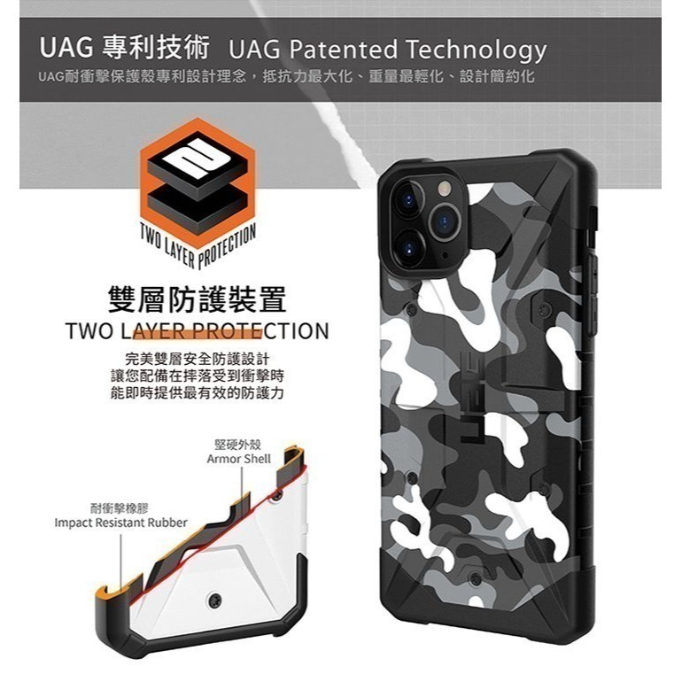 期間限定~9折~原價@1380【UAG】iPhone 11 系列 迷彩款 耐衝擊保護殼-細節圖4