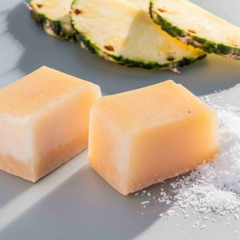 72折起~原價@390【菠丹妮 BOTANICUS 台灣總代理公司貨】 鳳梨椰子手工皂80g（品號05313）-細節圖5