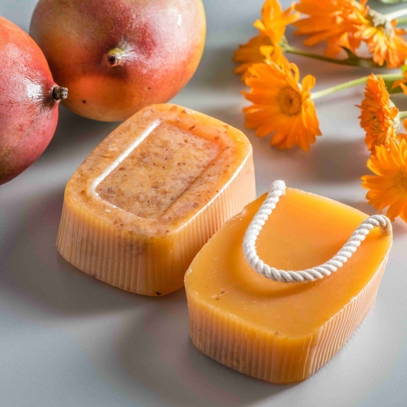 72折起~原價@550【菠丹妮 BOTANICUS 台灣總代理公司貨】金盞花&芒果手工皂190g(品號05680)-細節圖5