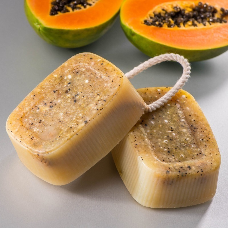 72折起~原價@550【菠丹妮 BOTANICUS 台灣總代理公司貨】萊姆木瓜手工皂190g (品號05929)-細節圖5