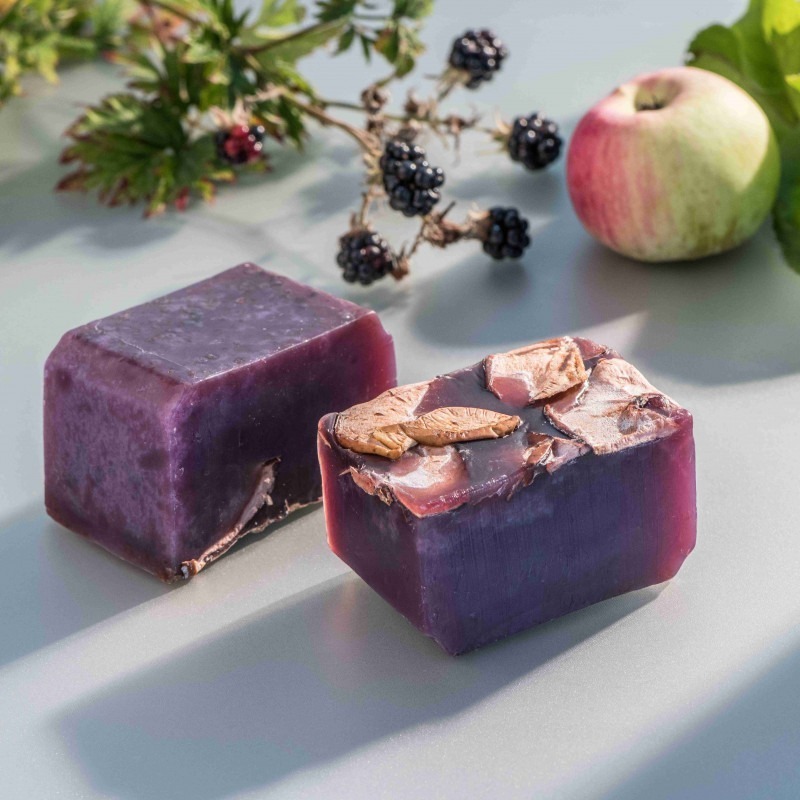 72折起~原價@390【菠丹妮 BOTANICUS 台灣總代理公司貨】蘋果黑莓手工皂80g(品號05315)-細節圖6