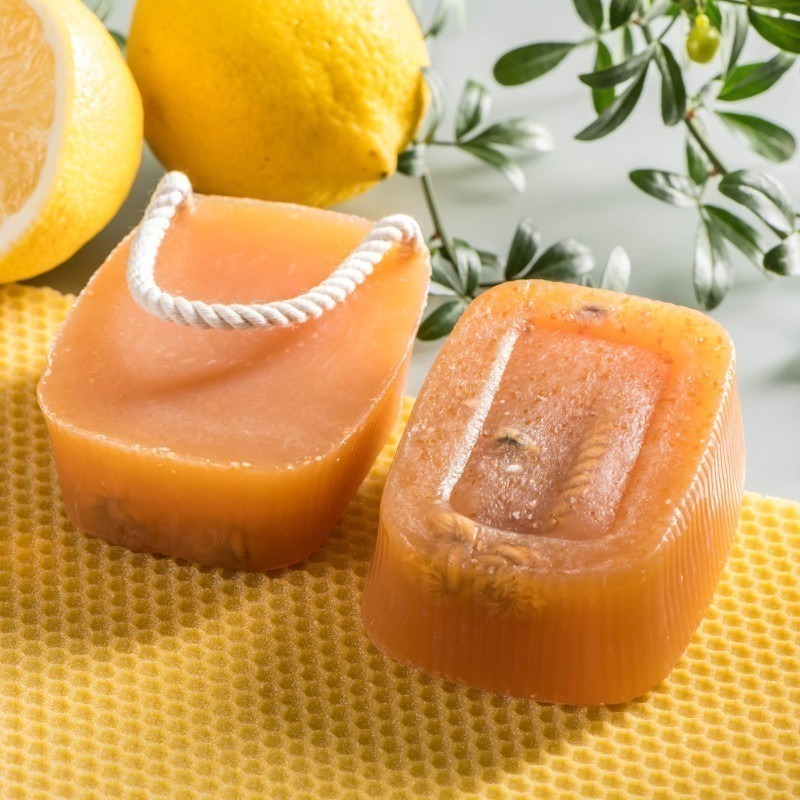 72折起~原價@550【捷克 菠丹妮 BOTANICUS 台灣代理商貨】蜂蜜檸檬手工皂190g(品號05930)-細節圖5