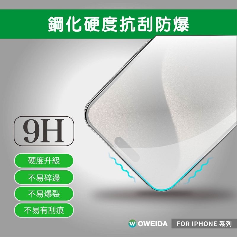 期間限定~63折~原價@790【Oweida】iPhone 全系列 電競霧面 滿版鋼化玻璃貼-細節圖3