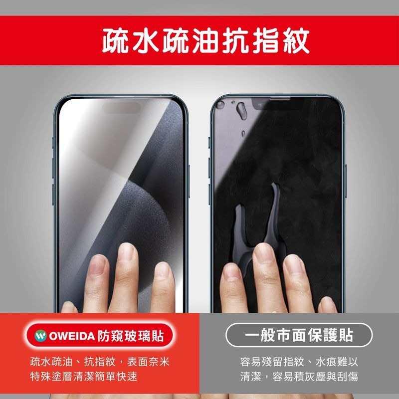 期間限定~63折~原價@790【Oweida】iPhone 全系列 防偷窺 滿版鋼化玻璃貼-細節圖7