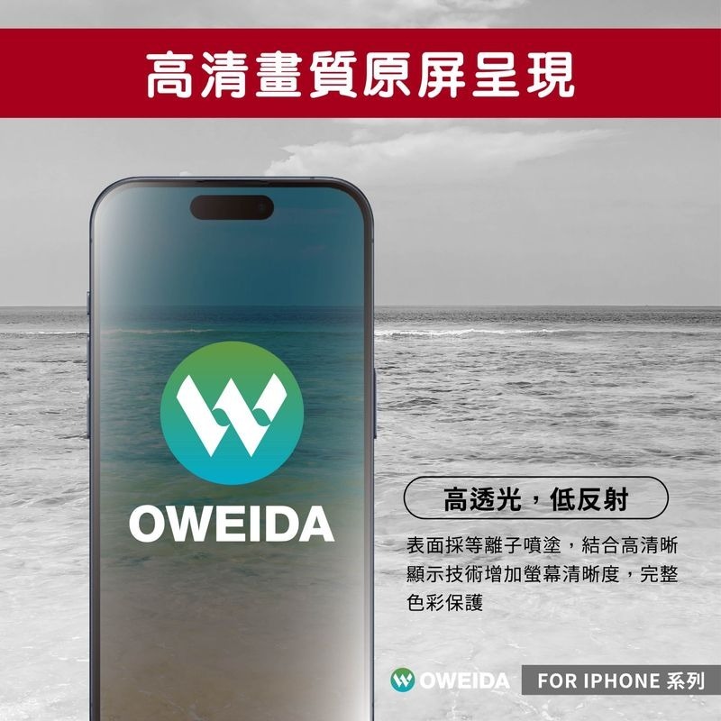 期間限定~57折~原價@1380【Oweida】iPhone 全系列 電競霧面+防偷窺 滿版鋼化玻璃貼-細節圖4