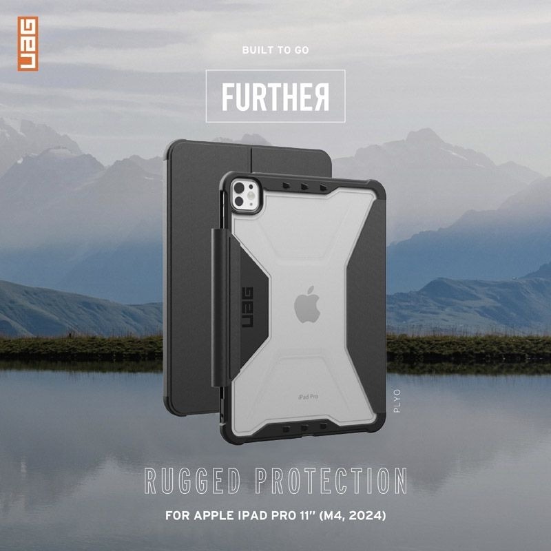 期間限定~9折~原價@1880【UAG】iPad Pro 11(2024)全透款 耐衝擊保護殼-細節圖2
