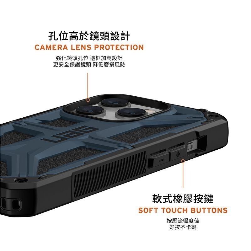 公司貨~期間限定~9折~原價@1980【UAG】iPhone 14系列 頂級版 耐衝擊防摔手機殼-細節圖6