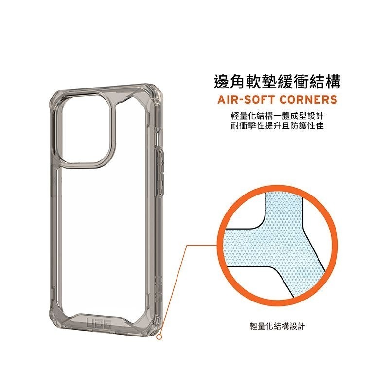 期間限定~9折~原價@1380【UAG】iPhone 14 系列 極透明/全透明 耐衝擊防摔手機殼-細節圖8