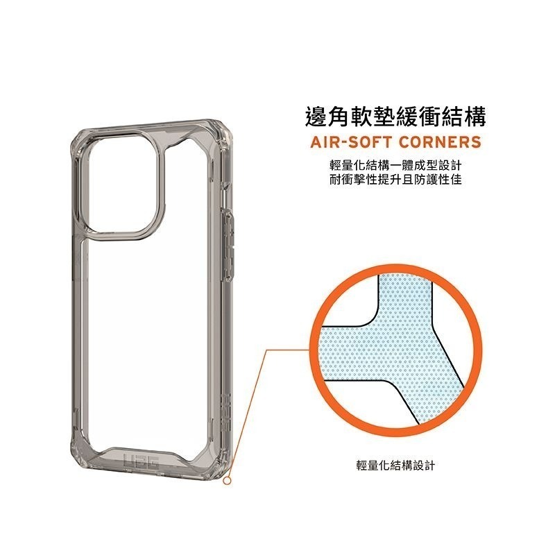 期間限定~9折~原價@1380【UAG】iPhone 14 系列 極透明/全透明 耐衝擊防摔手機殼-細節圖8