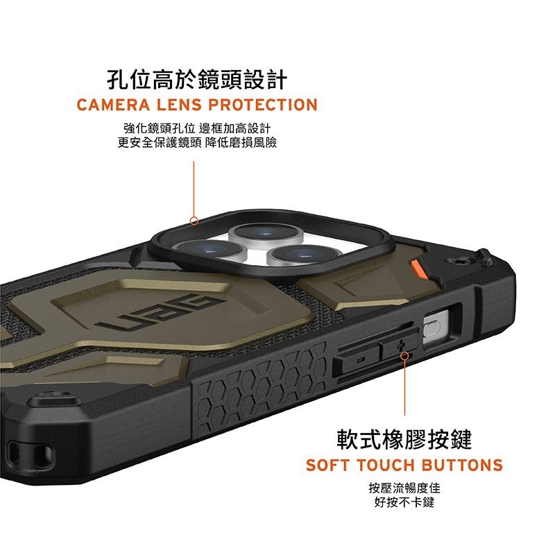公司貨~期間限定~88折~原價@3380【UAG】iPhone 15系列 Magsafe磁吸式 頂級特仕版 耐衝擊保護殼-細節圖8