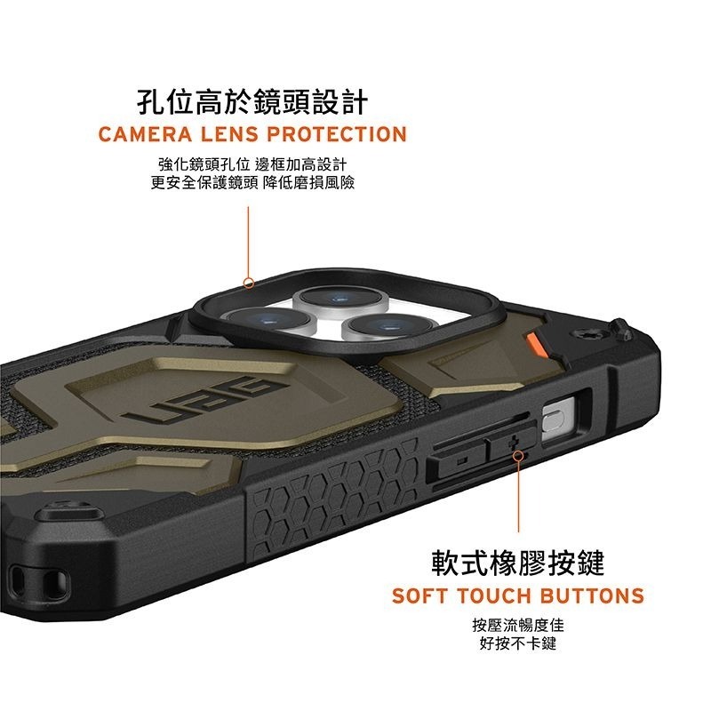 公司貨~期間限定~88折~原價@3380【UAG】iPhone 15系列 Magsafe磁吸式 頂級特仕版 耐衝擊保護殼-細節圖8