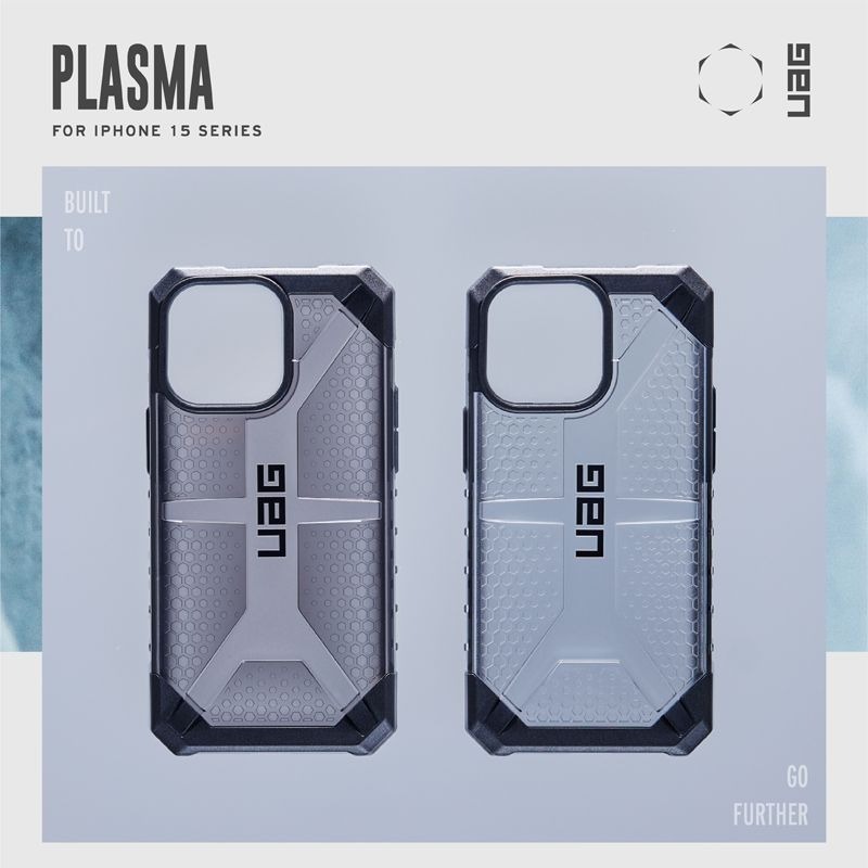 公司貨~期間限定~9折~原價@1480【UAG】iPhone 15系列 鑽石透色款 耐衝擊防摔手機殼-細節圖2