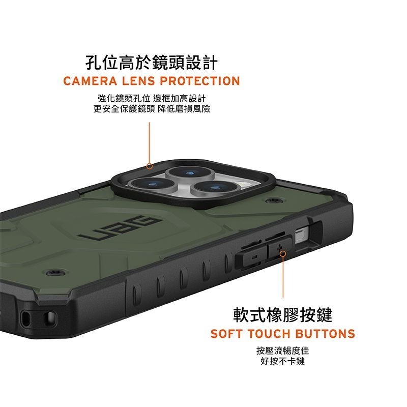 公司貨~期間限定~9折~原價@1880【UAG】iPhone 15系列 MagSafe磁吸式 實色款 耐衝擊防摔手機殼-細節圖8