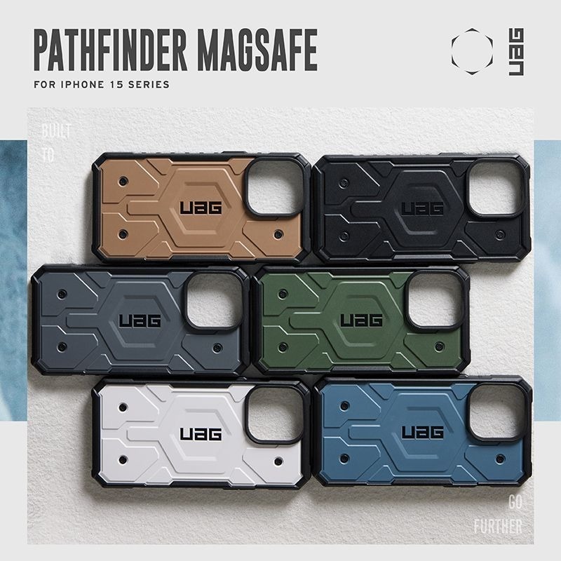 公司貨~期間限定~9折~原價@1880【UAG】iPhone 15系列 MagSafe磁吸式 實色款 耐衝擊防摔手機殼-細節圖2