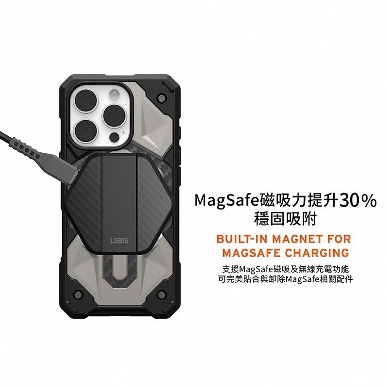 公司貨~期間限定~89折~原價@2680【UAG】iPhone 16系列 MagSafe磁吸式 頂級款 耐衝擊防摔保護殼-細節圖4
