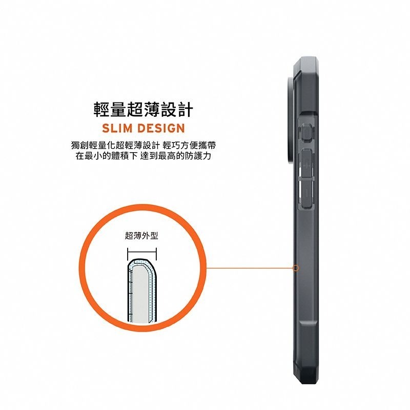 公司貨~期間限定~89折~原價@1420【UAG】iPhone 16系列 MagSafe磁吸式 輕量款 耐衝擊防摔保護殼-細節圖10