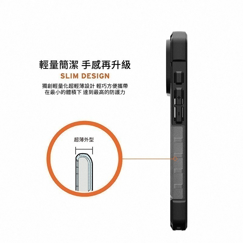 公司貨~限定~89折~原價@1880【UAG】iPhone 17系列 MagSafe磁吸式 經典透色款 耐衝擊防摔保護殼-細節圖10
