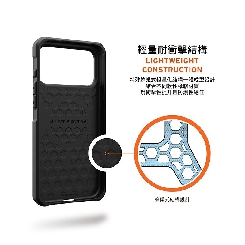 公司貨~期間限定~9折~原價@2180【UAG】iPhone 17系列 MagSafe磁吸式 都會款 耐衝擊防摔保護殼-細節圖9