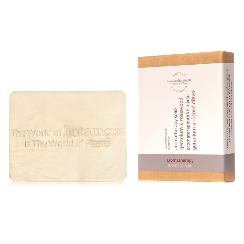 72折起~原價@430【菠丹妮 BOTANICUS 台灣總代理公司貨】天竺葵＆花梨木芳療透明皂70g（品號05847）-細節圖2