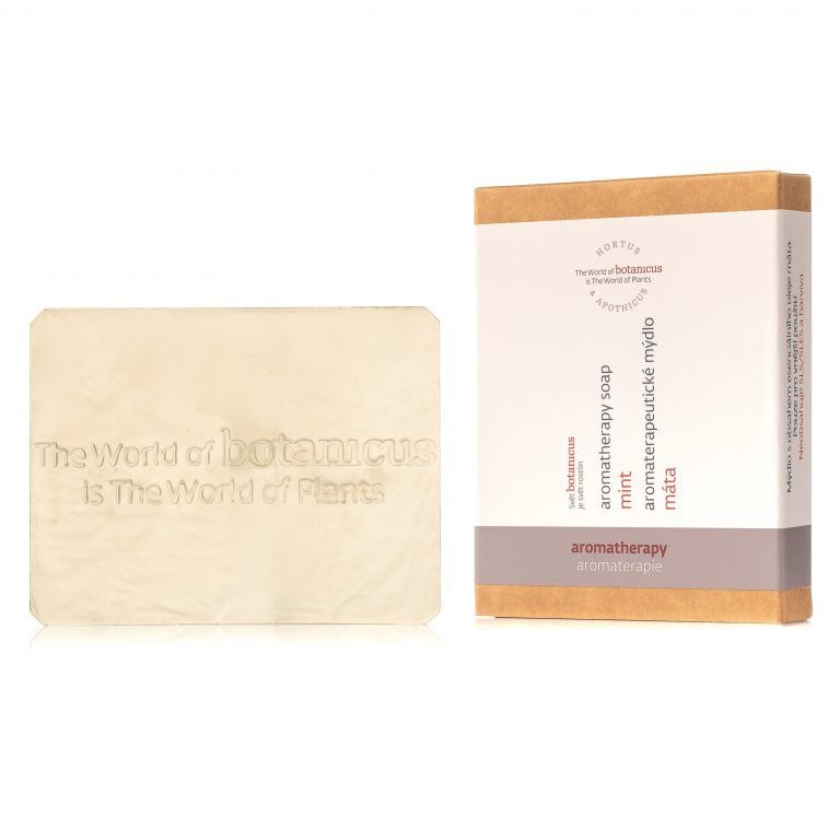 72折起~原價@430【菠丹妮 BOTANICUS 台灣總代理公司貨】薄荷手工皂/芳療透明皂 70g （品號05845）-細節圖2