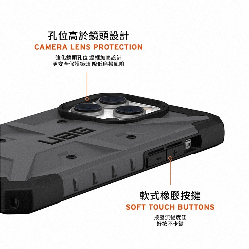 公司貨~期間限定~9折~原價@1480【UAG】iPhone 14系列 實色耐衝擊防摔手機殼-細節圖6