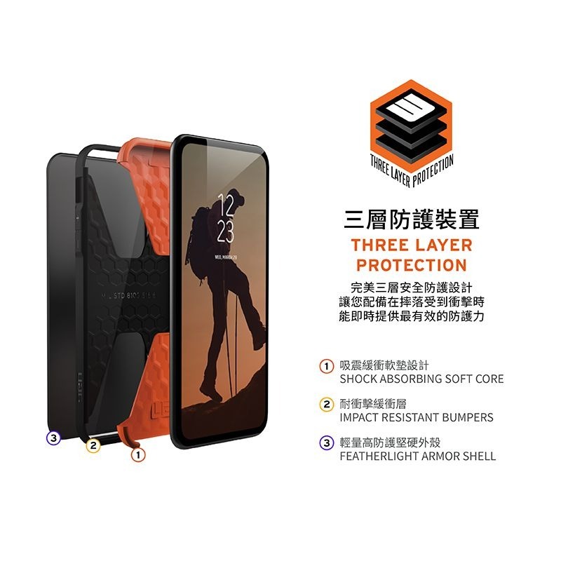 公司貨~期間限定~9折~原價@1680【UAG】iPhone 14 系列 簡約耐衝擊防摔手機殼-細節圖4