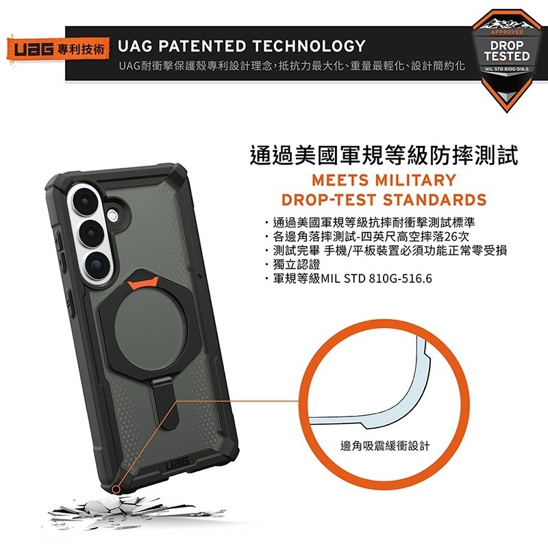 公司貨~原價@2380~9折【UAG】Galaxy S26系列 磁吸耐衝擊支架經典保護殼-細節圖3