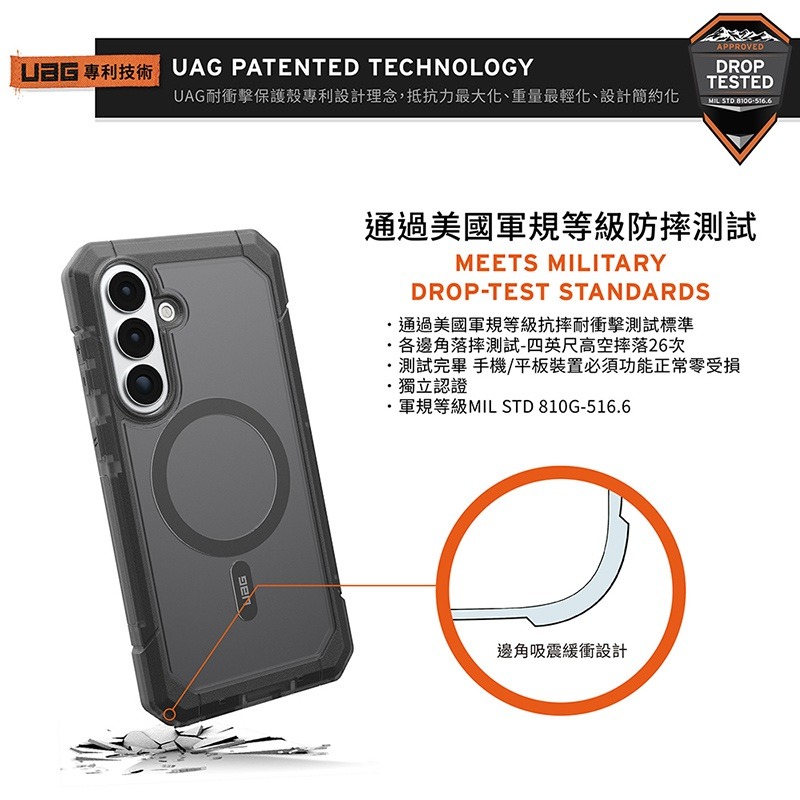 公司貨~原價@1980~9折【UAG】Galaxy S26系列 磁吸耐衝擊雙件式保護殼-細節圖3