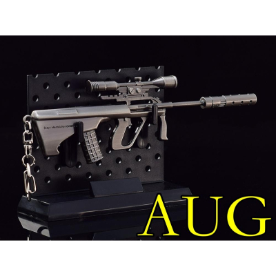 【 現貨 - 送槍架 】『 AUG - 自動步槍 』21cm 刀 劍 武器 兵器 模型 no.4217