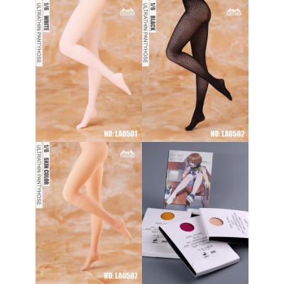 【玩模坊AH-002】1/6 ( 超薄 無縫 直筒 褲襪 ） HASUKI 女 衣服 服飾 人偶 玩具 模型