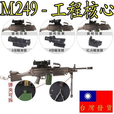 【 台灣現貨 】『 M249 - 工程核心 』17cm 刀 劍 槍 武器 兵器 玩具 模型 no.9879