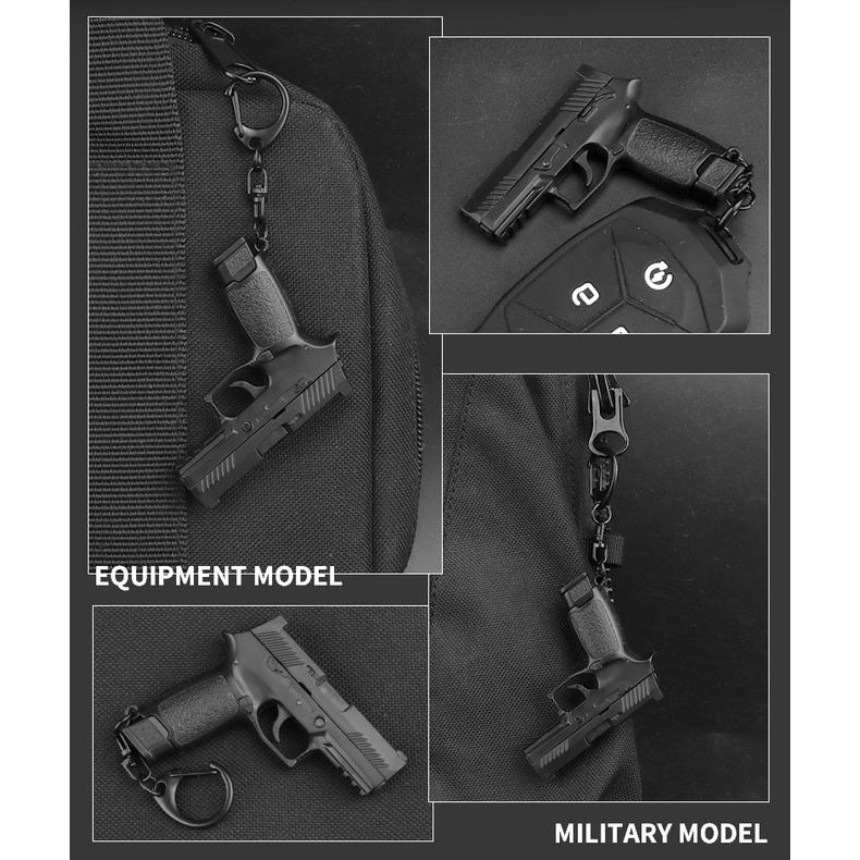 【 台灣現貨 】『 SIG P320手槍 (塑膠材質） 』6.2cm 不可發射 鑰匙圈 武器 模型 no.4362-細節圖6