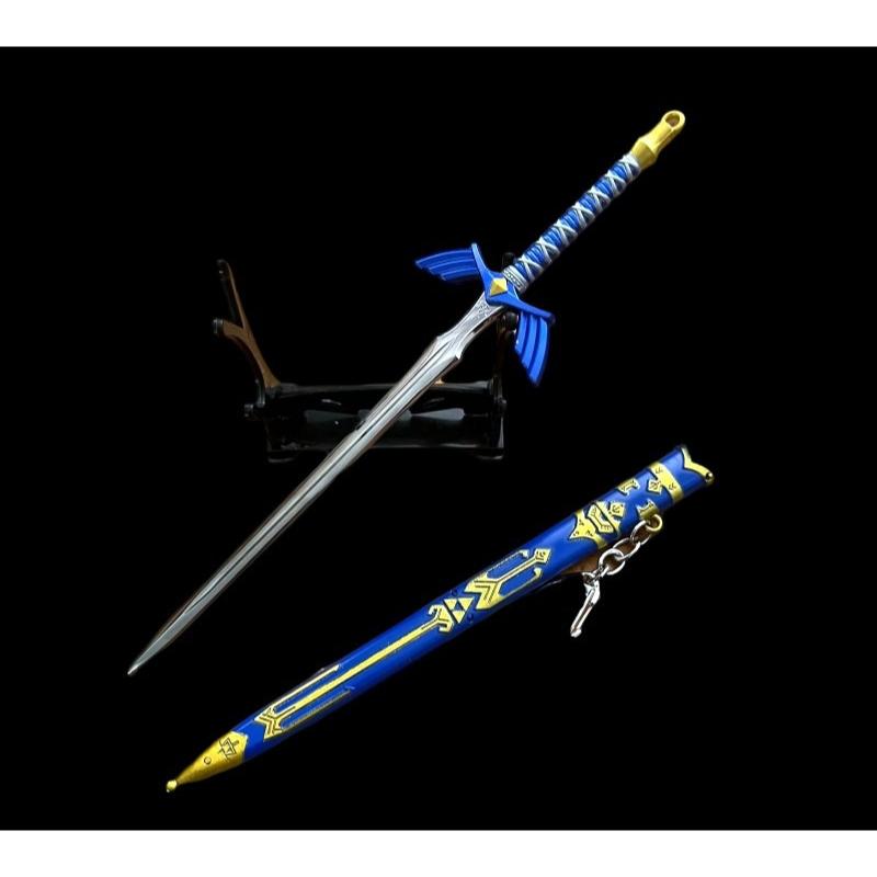 【 現貨 - 送刀架 】『 大師之劍 大師劍 』22cm 鋅合金材質 劍 武器 模型 no.4138-細節圖2