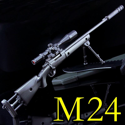 【現貨】『 M24 狙擊槍 』37cm 合金模型 弓箭 刀 劍 槍 武器 兵器 模型