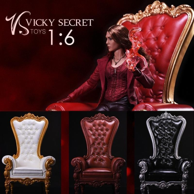 【玩模坊 - 現貨】1/6 歐式 女王 沙發椅 椅子 水晶 鈕扣 模型