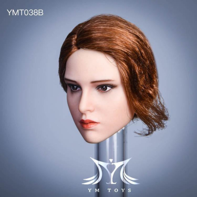 【玩模坊BA-547】1/6 ( B款 ) YMTOYS新品 瑪蒂 頭雕 植髮女兵人頭雕 YMT038