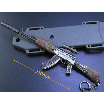 【現貨 - 送刀架】『 AK 』18cm 刀 劍 槍 武器 兵器 模型 no.4682