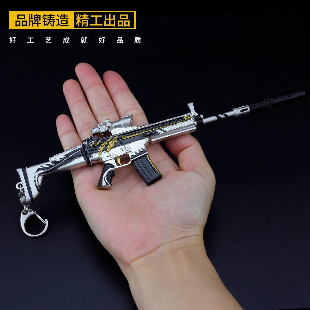 【現貨 - 送刀架】『 黃金龍骨SCAR-L 』20.5cm  刀 劍 槍 武器 兵器 模型 no.9685-細節圖5