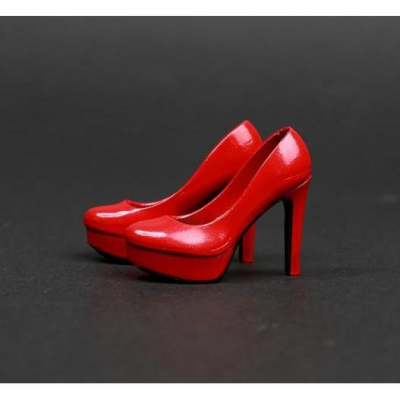 【玩模坊H-042】( 全紅款 ) 高跟鞋 Phicen 嵐 鋼骨 女素體