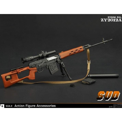 【玩模坊AH-033】1/6 12吋 SVD 狙擊步槍 zy2012 a (我是塑膠模型)