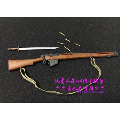 【玩模坊H-035】1/6 12吋 ( 做工細 ) 一戰 二戰 李-恩菲爾德.303步槍 模型