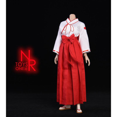 【玩模坊BA-546】1/6 日本 女巫服 和服 劍道服 可配鋼骨女素體 模型