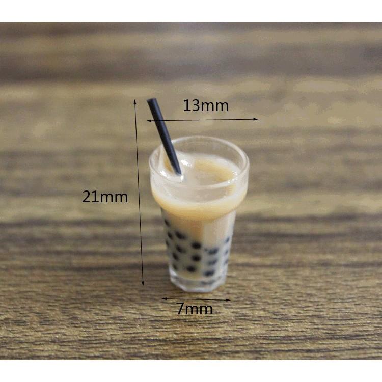 【玩模坊H-088】 珍珠奶茶 飲料  奶茶 食品 迷你道具 模型-細節圖3