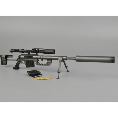 【玩模坊B-3】1/6 M200 狙擊槍 ZY15-11 黑鐵色 (我是塑膠模型)